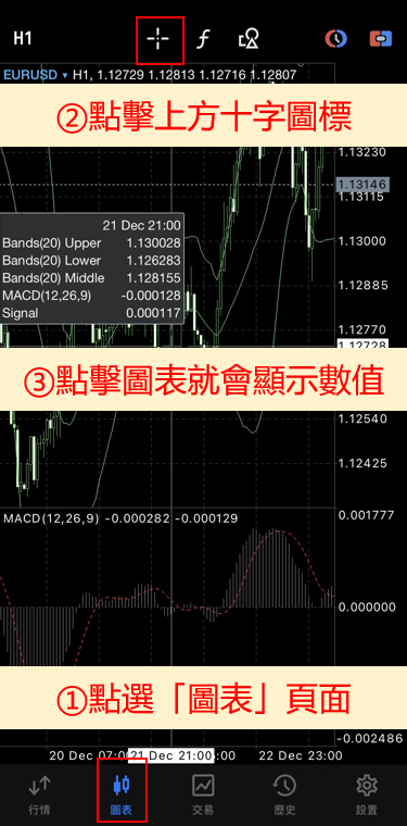 顯示數據窗口