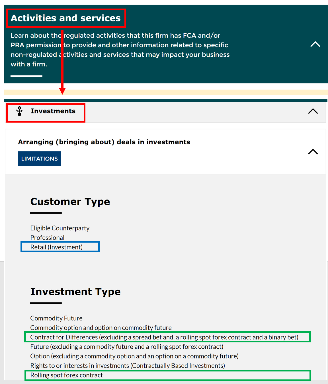 英國金融市場行為監管局(FCA)的牌照查詢方法6