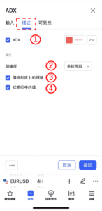 設置ADX-樣式