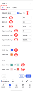 設置MACD-輸入