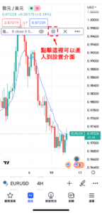 設定EMA指標