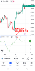 簡易波動指標設置介面的使用方法-1 簡易波動指標