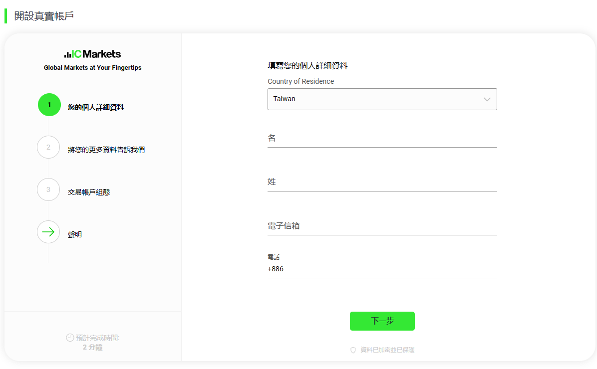IC Markets中文註冊